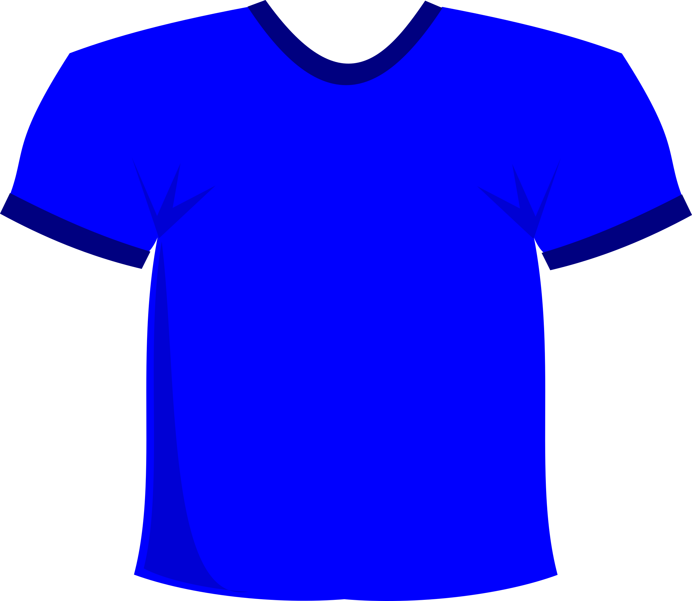 Blue T Shirt PNG File | PNG Mart