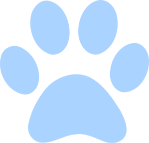 Blue’s Clues Paw Print PNG Isolated HD