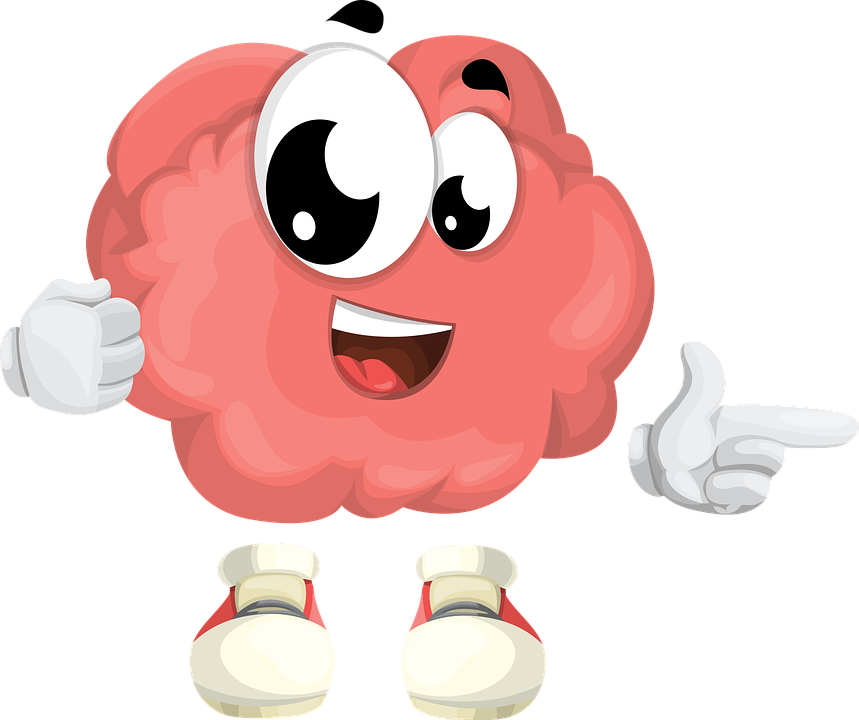 Brain Cartoon PNG Isolated Pic
