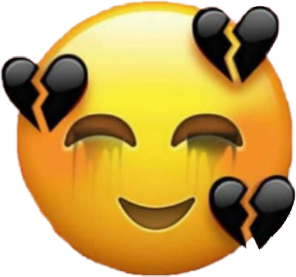 Broken Heart Emoji PNG Image