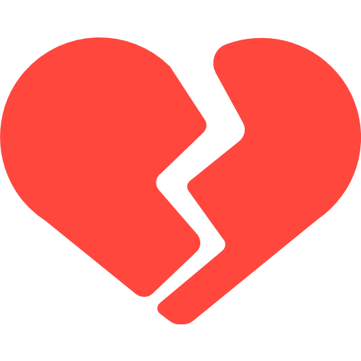 Broken Heart Emoji PNG Pic