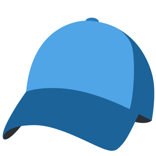 Cap Emoji PNG Isolated File