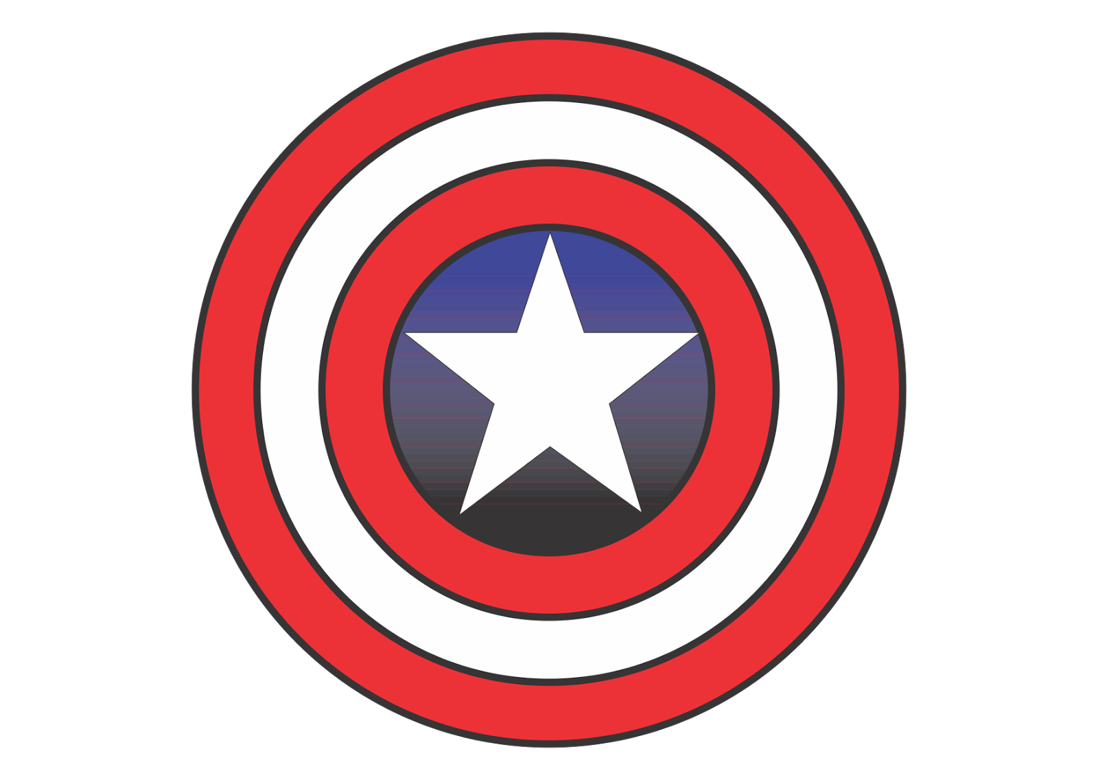 Captain America Logo PNG Free Download