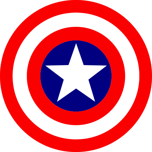Captain America Logo PNG Isolated File