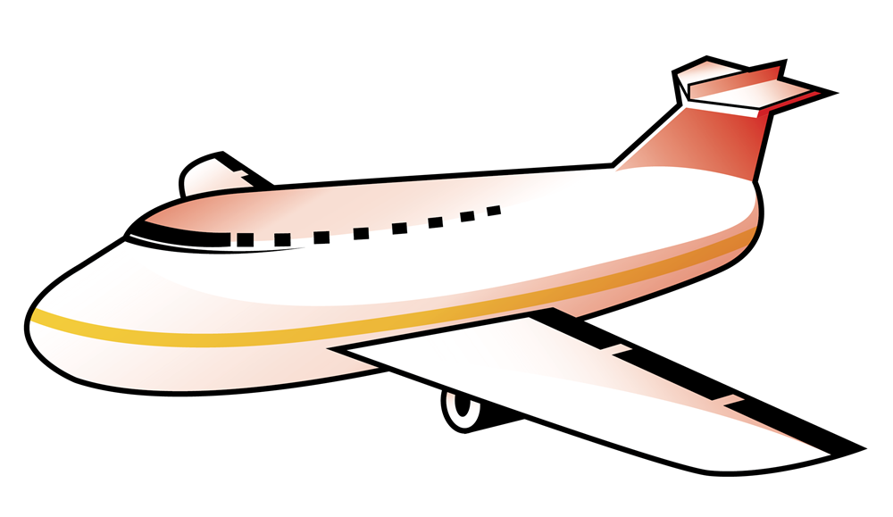 Cartoon Airplane PNG Transparent