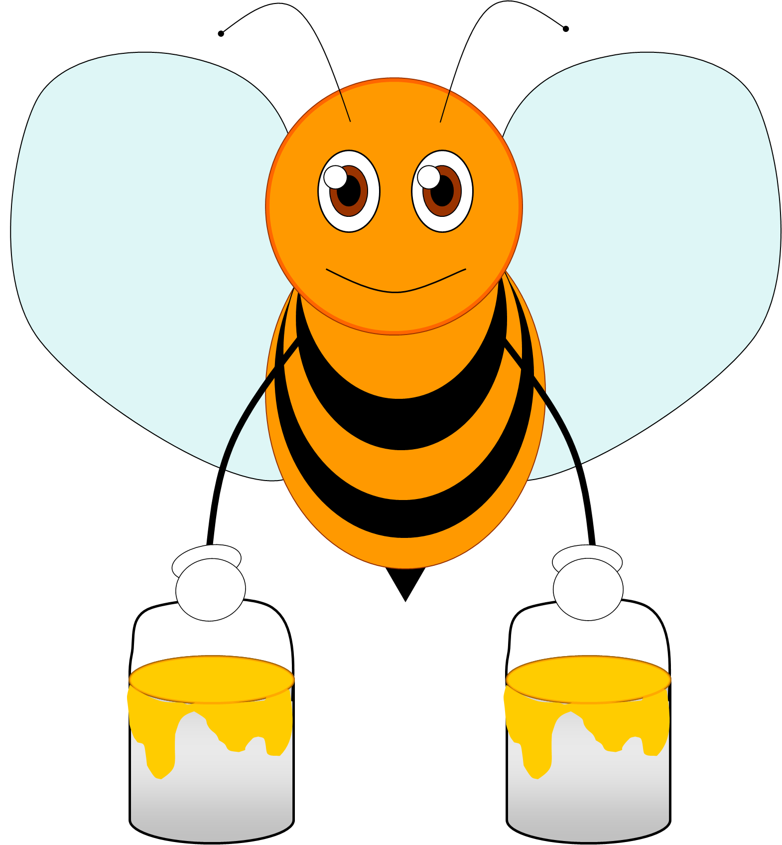 Cartoon Bee PNG Picture
