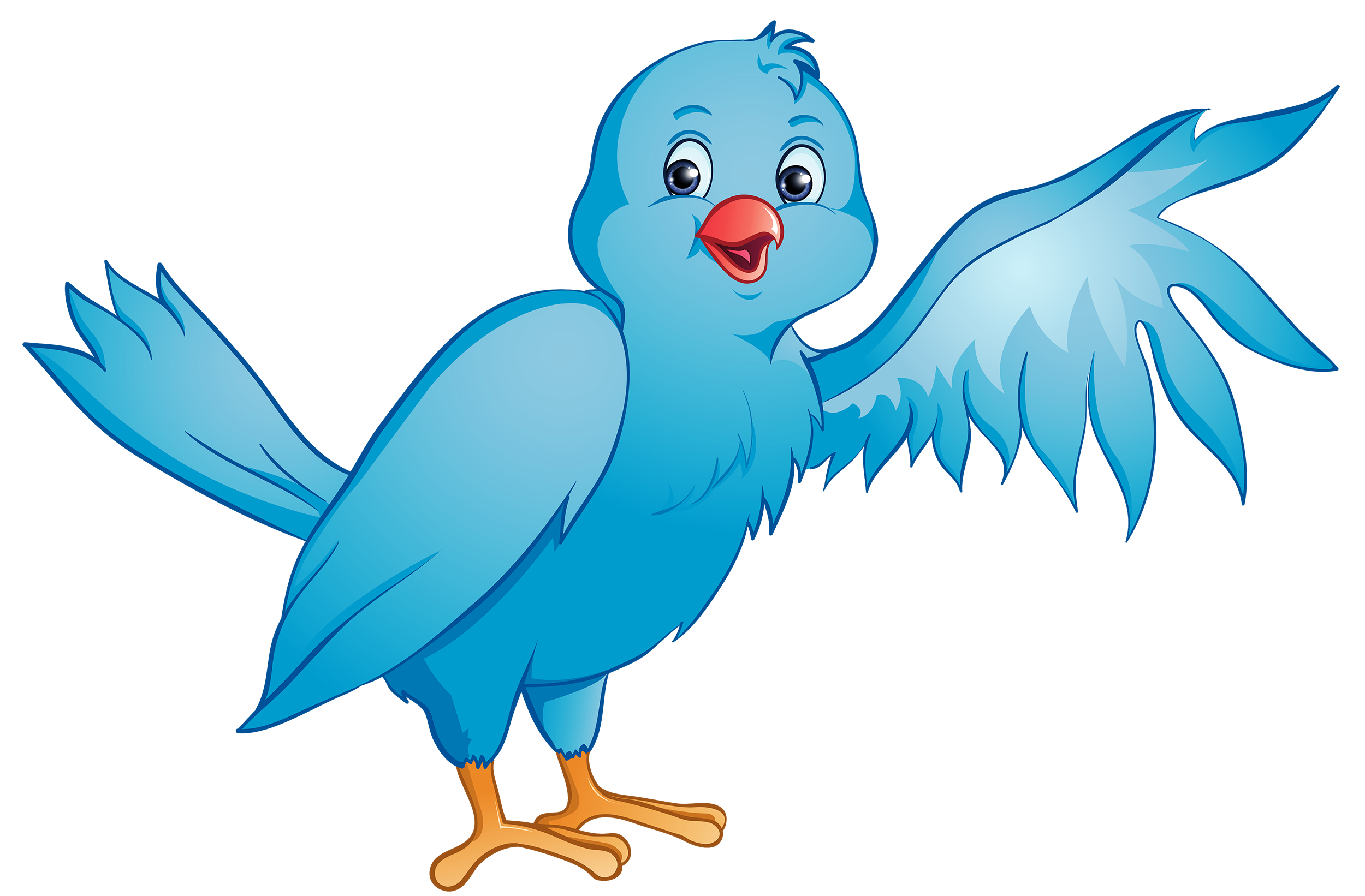 Cartoon Bird PNG Isolated File