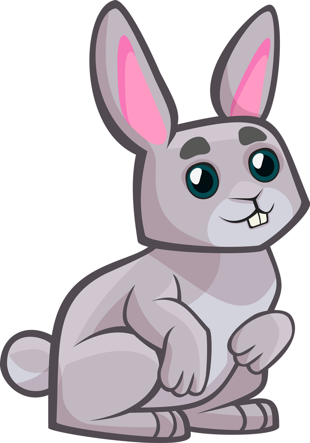 Cartoon Bunny PNG HD Isolated