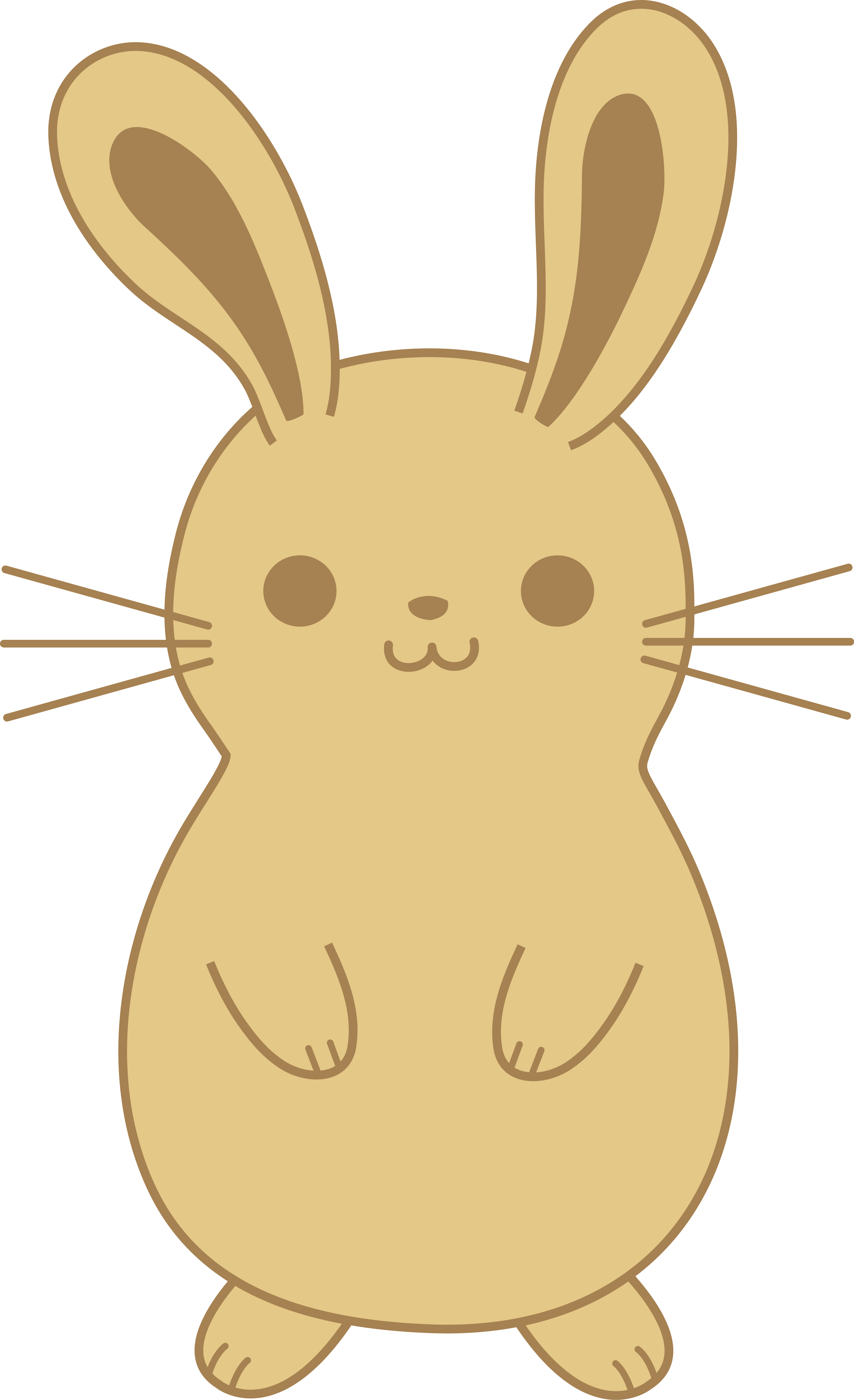 Cartoon Bunny PNG Isolated Pic