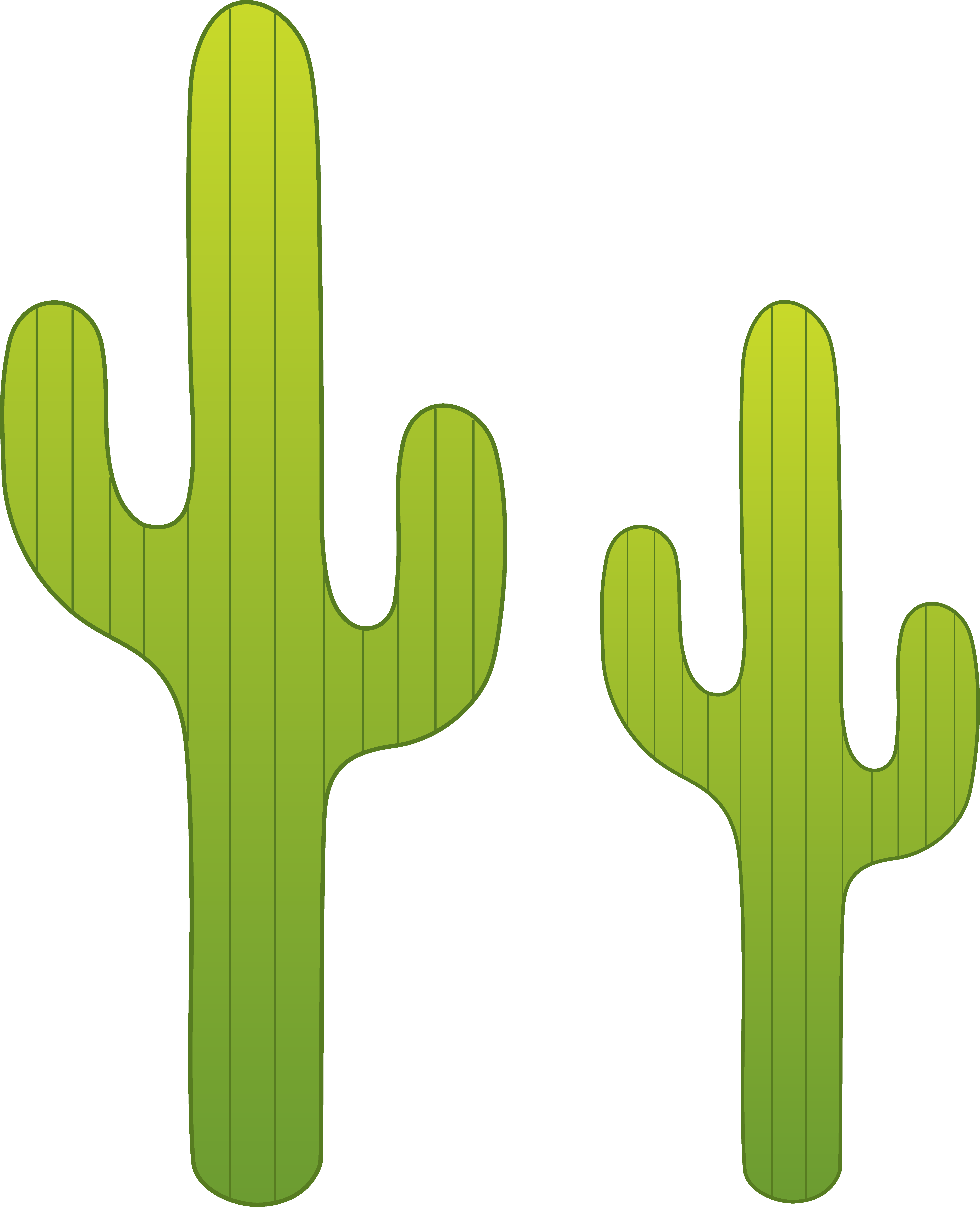 Cartoon Cactus PNG HD