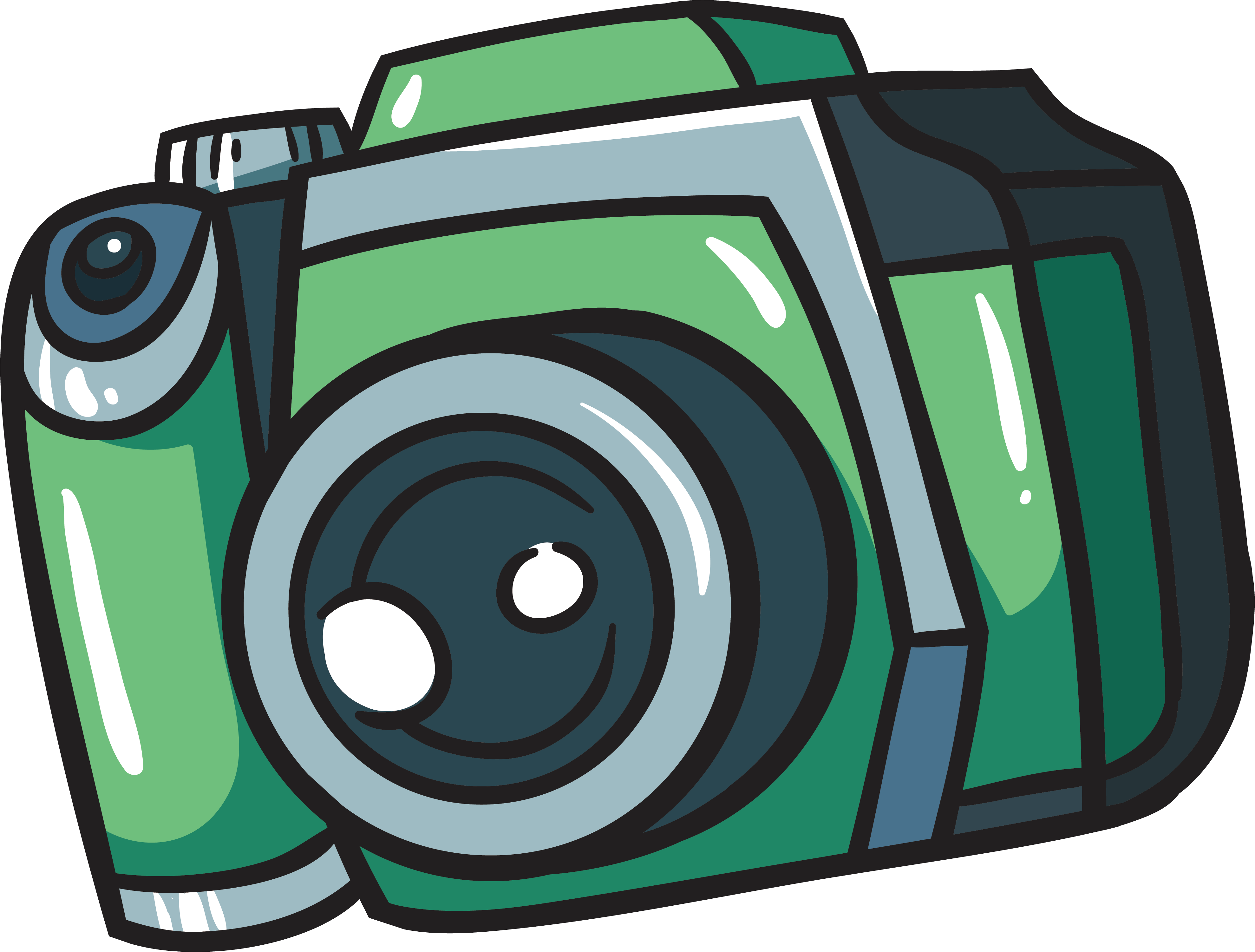 Cartoon Camera PNG Clipart
