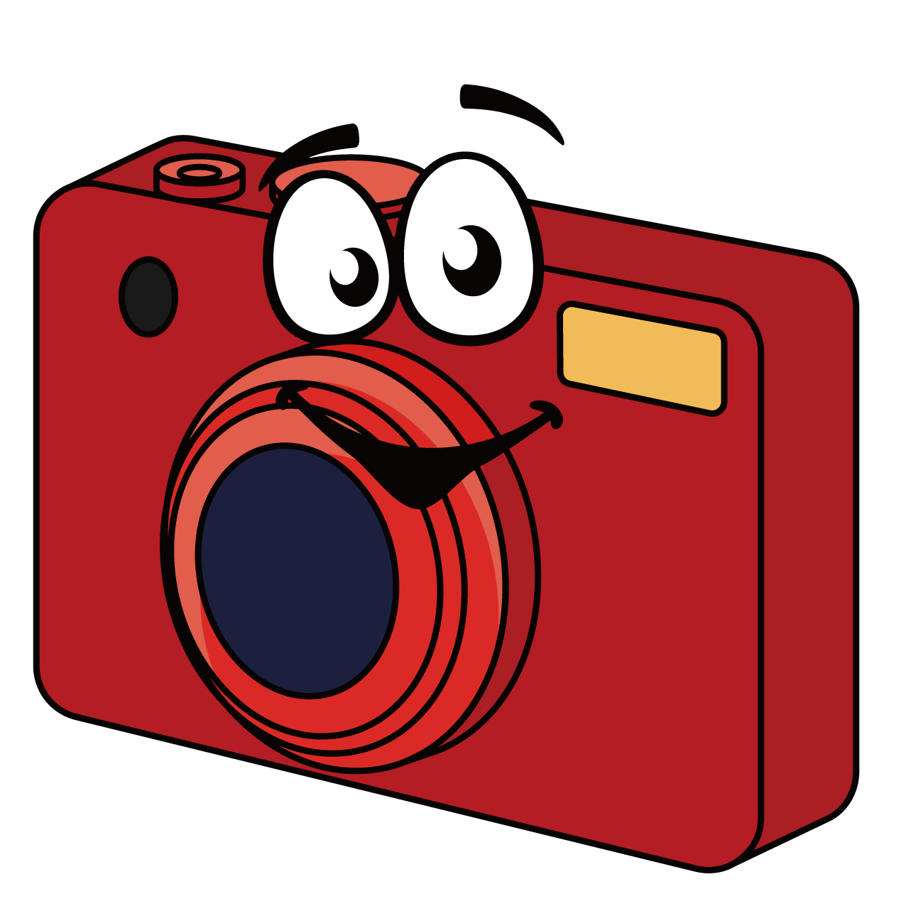 Cartoon Camera PNG Isolated HD