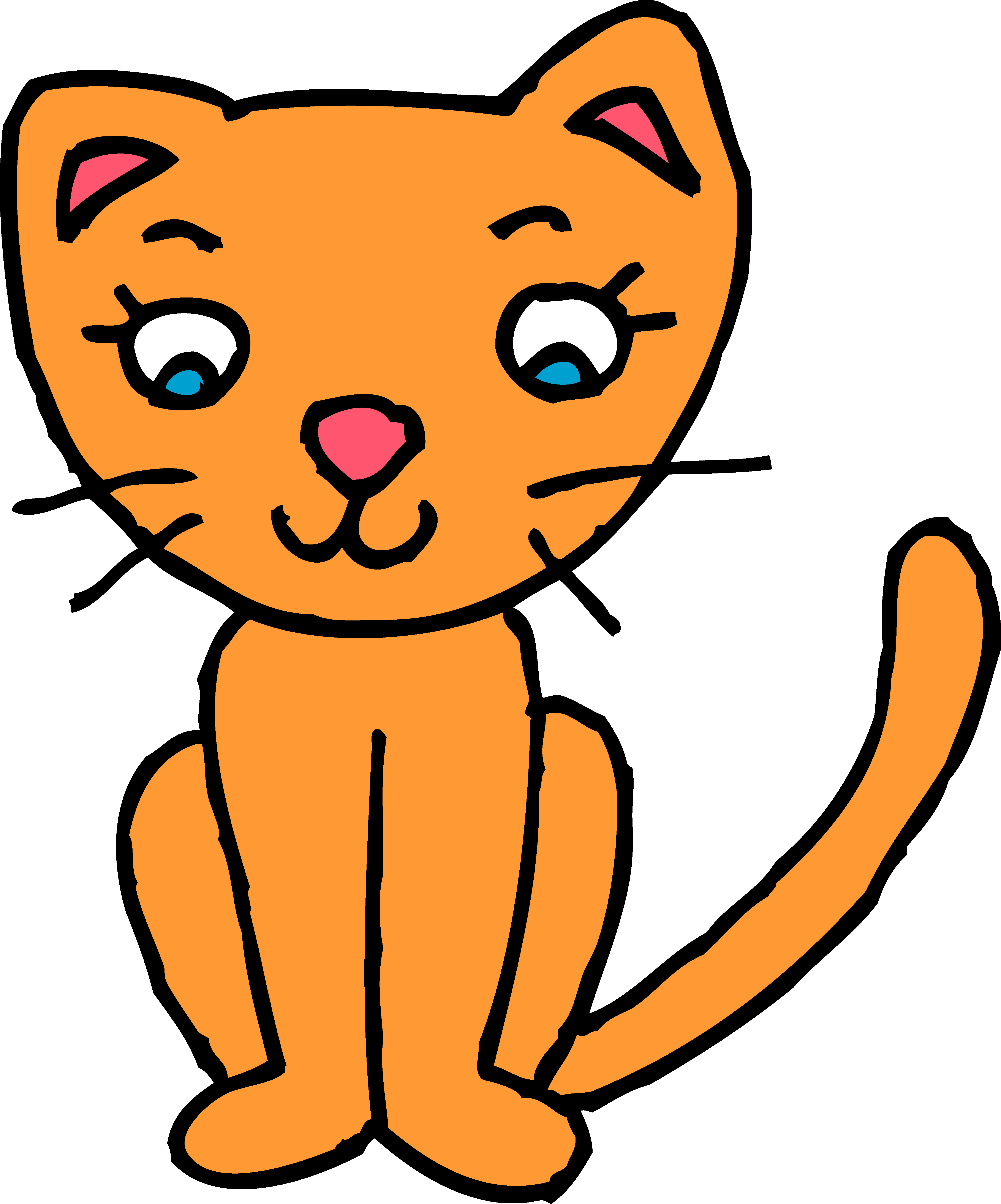 Cartoon Cat PNG File