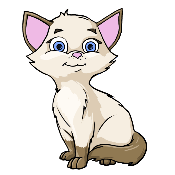 Cartoon Cat PNG Isolated HD