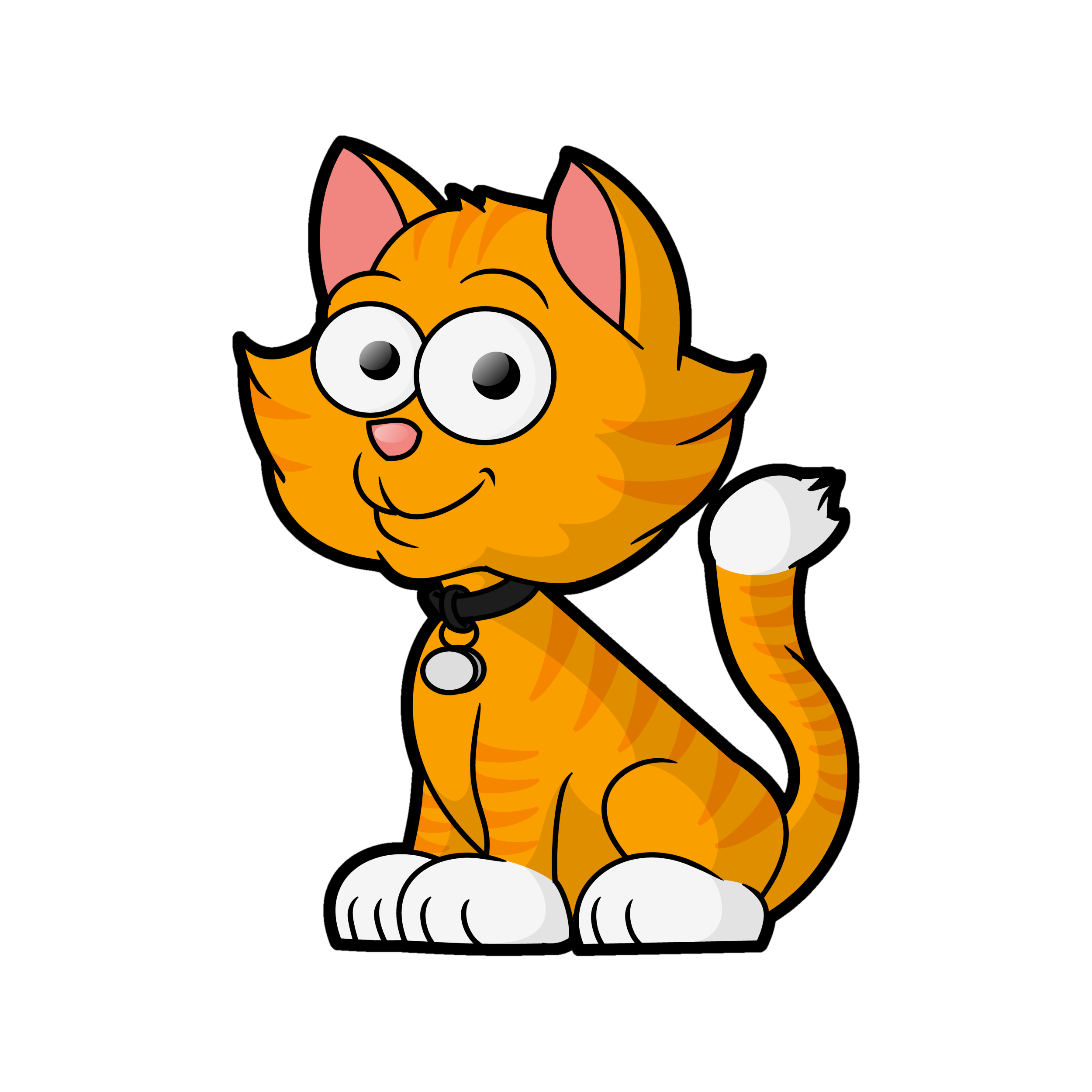 Cartoon Cat PNG Photo