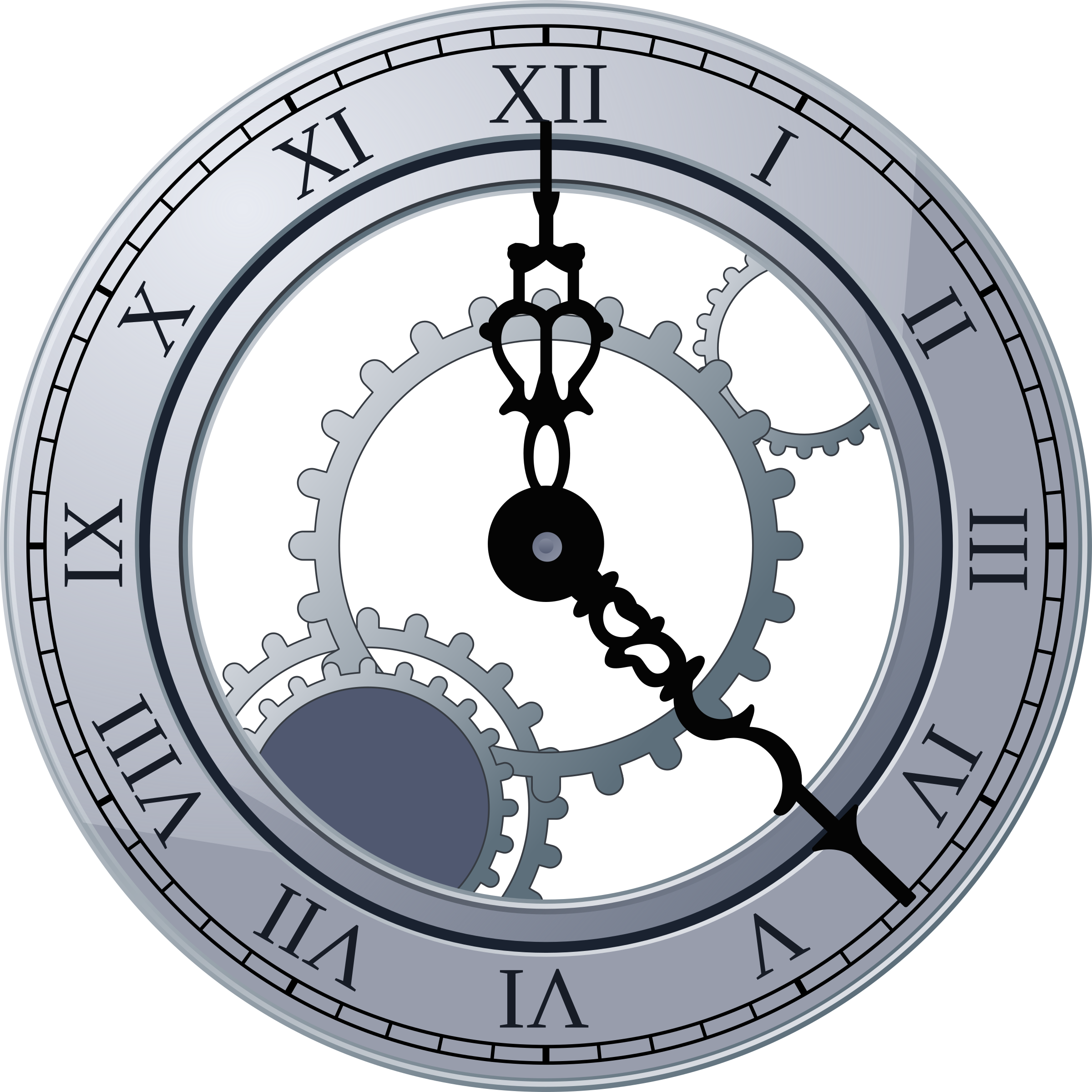 Cartoon Clock PNG Isolated Pic