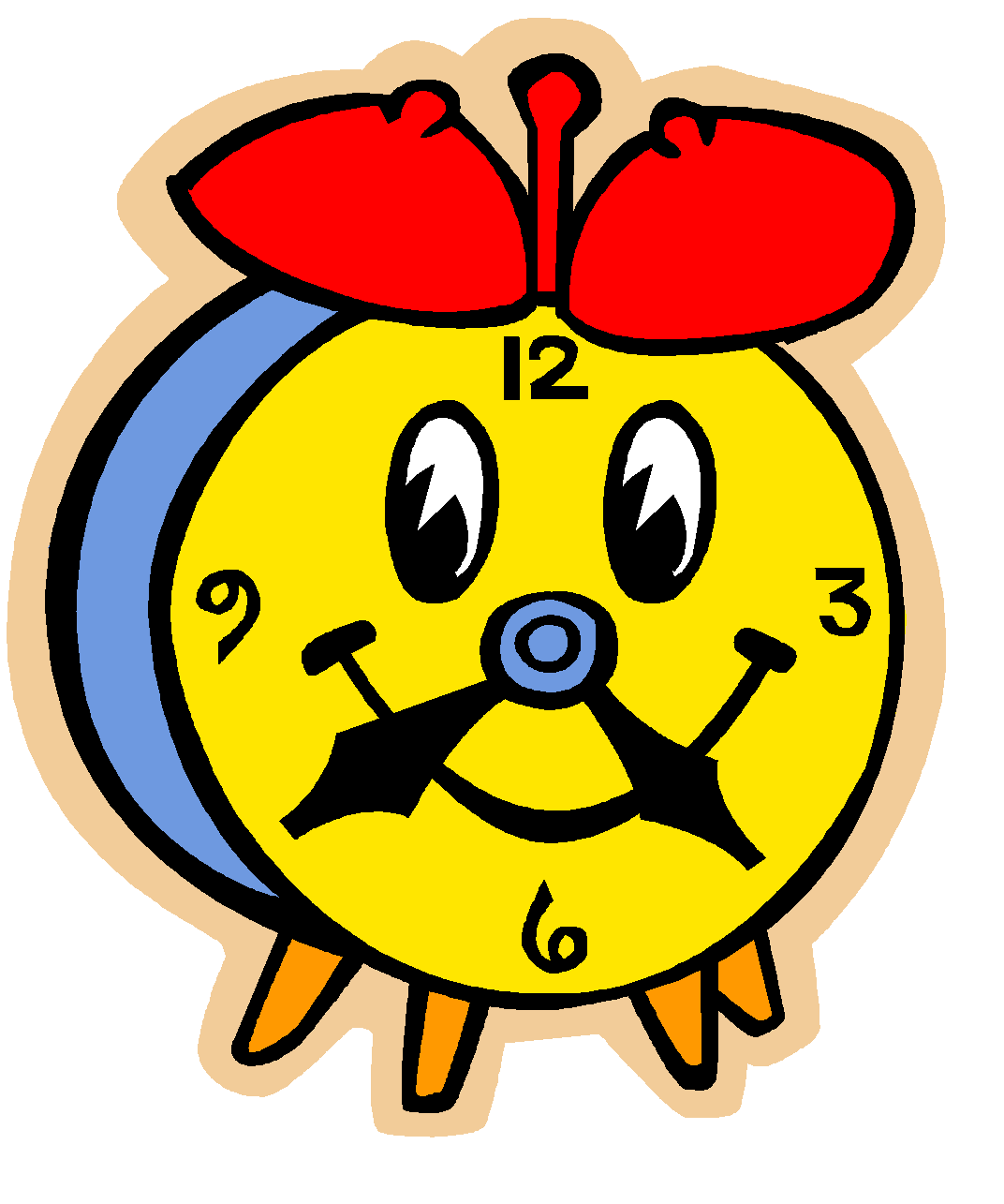 Cartoon Clock PNG Pic