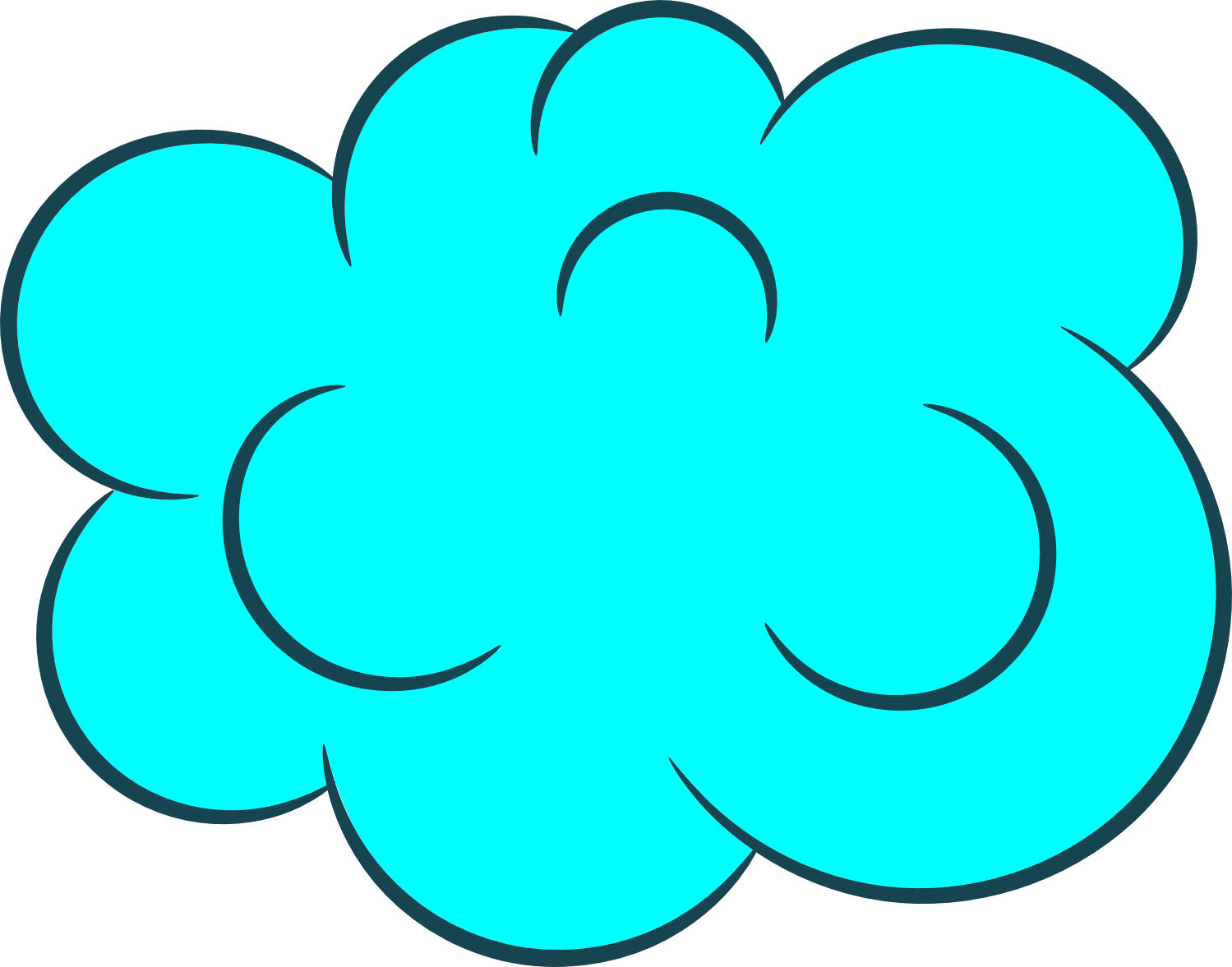 Cartoon Cloud PNG HD Isolated