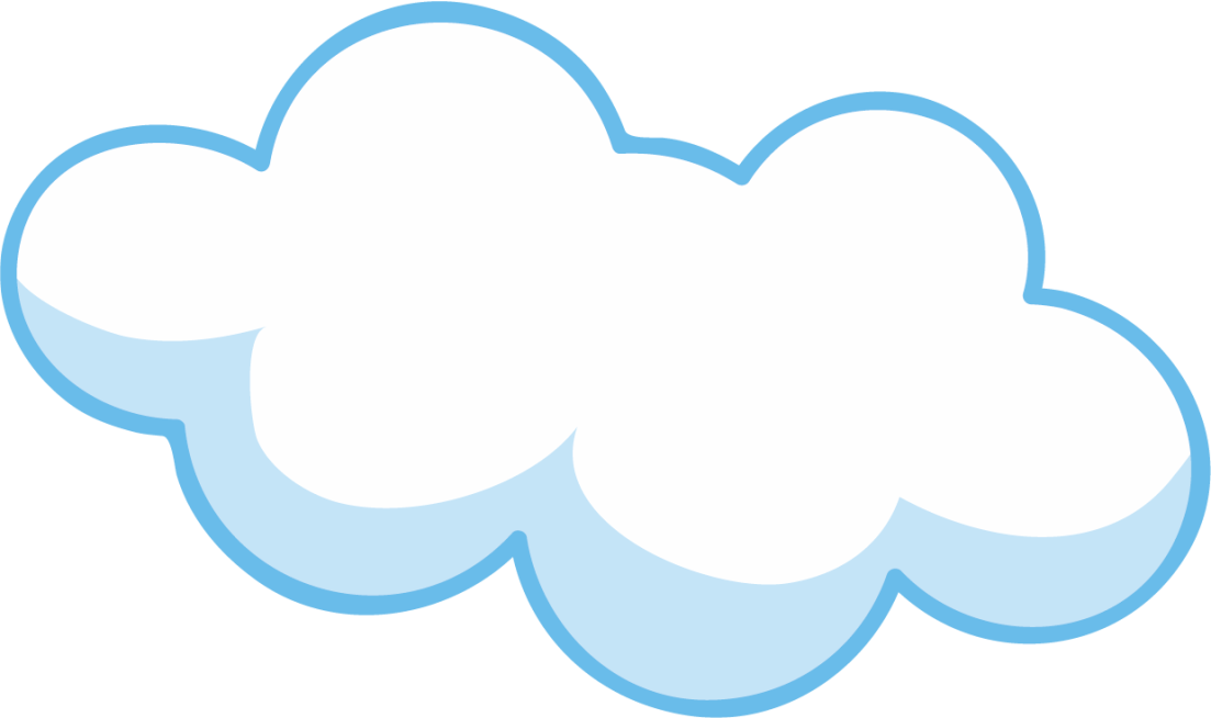 Cartoon Cloud PNG Isolated Pic