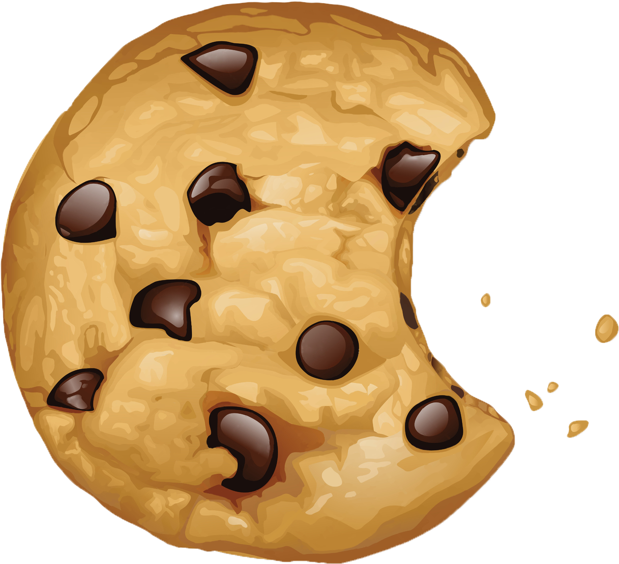 Cartoon Cookie PNG Isolated File