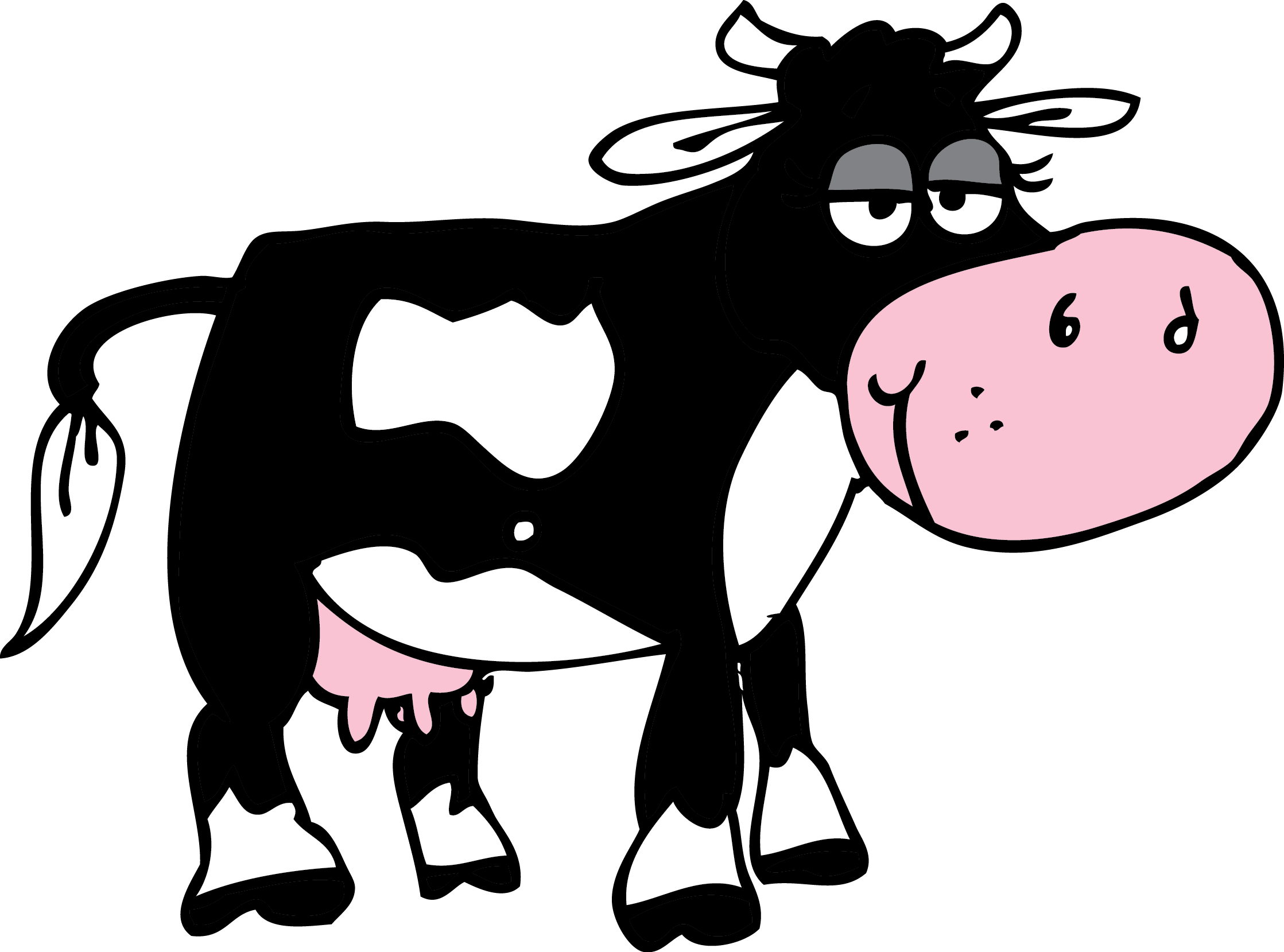 Cartoon Cow PNG Clipart