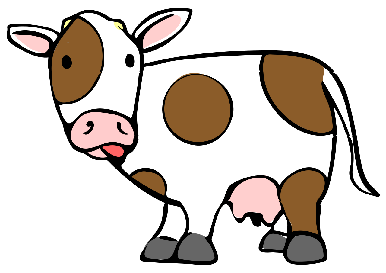 Cartoon Cow PNG File