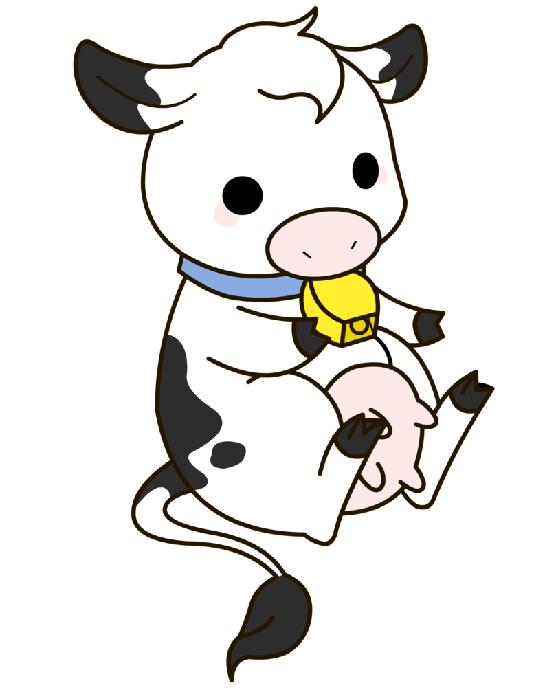 Cartoon Cow PNG Image