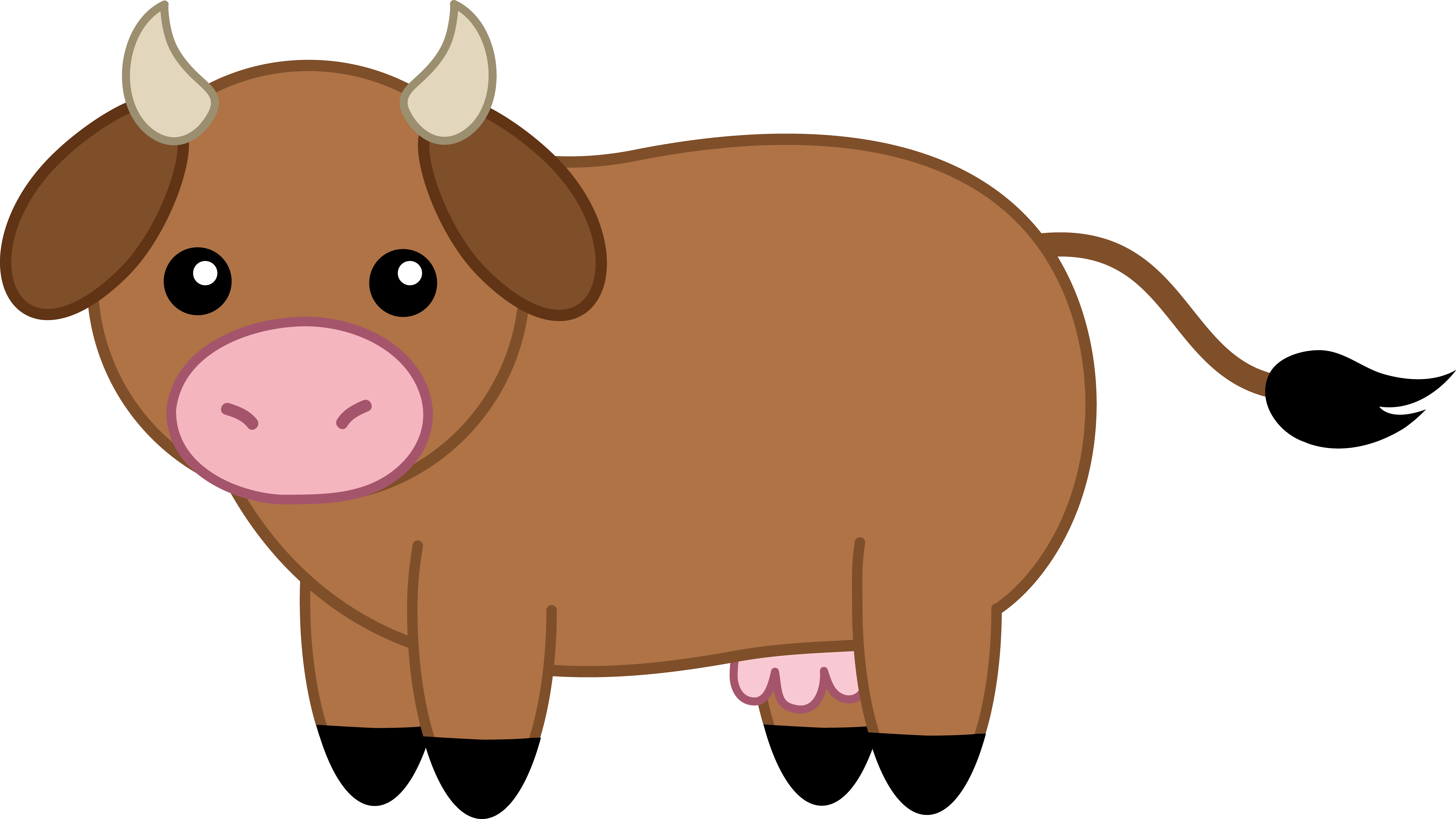 Cartoon Cow PNG Pic