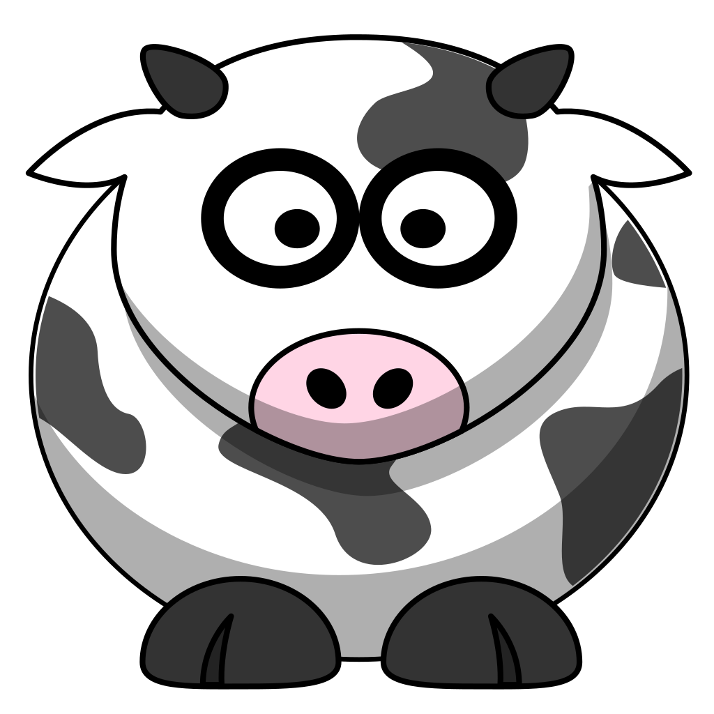 Cartoon Cow Transparent PNG