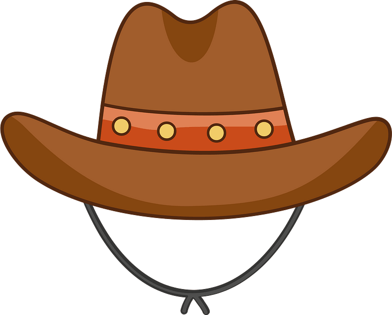 Cartoon Cowboy Hat PNG HD Isolated