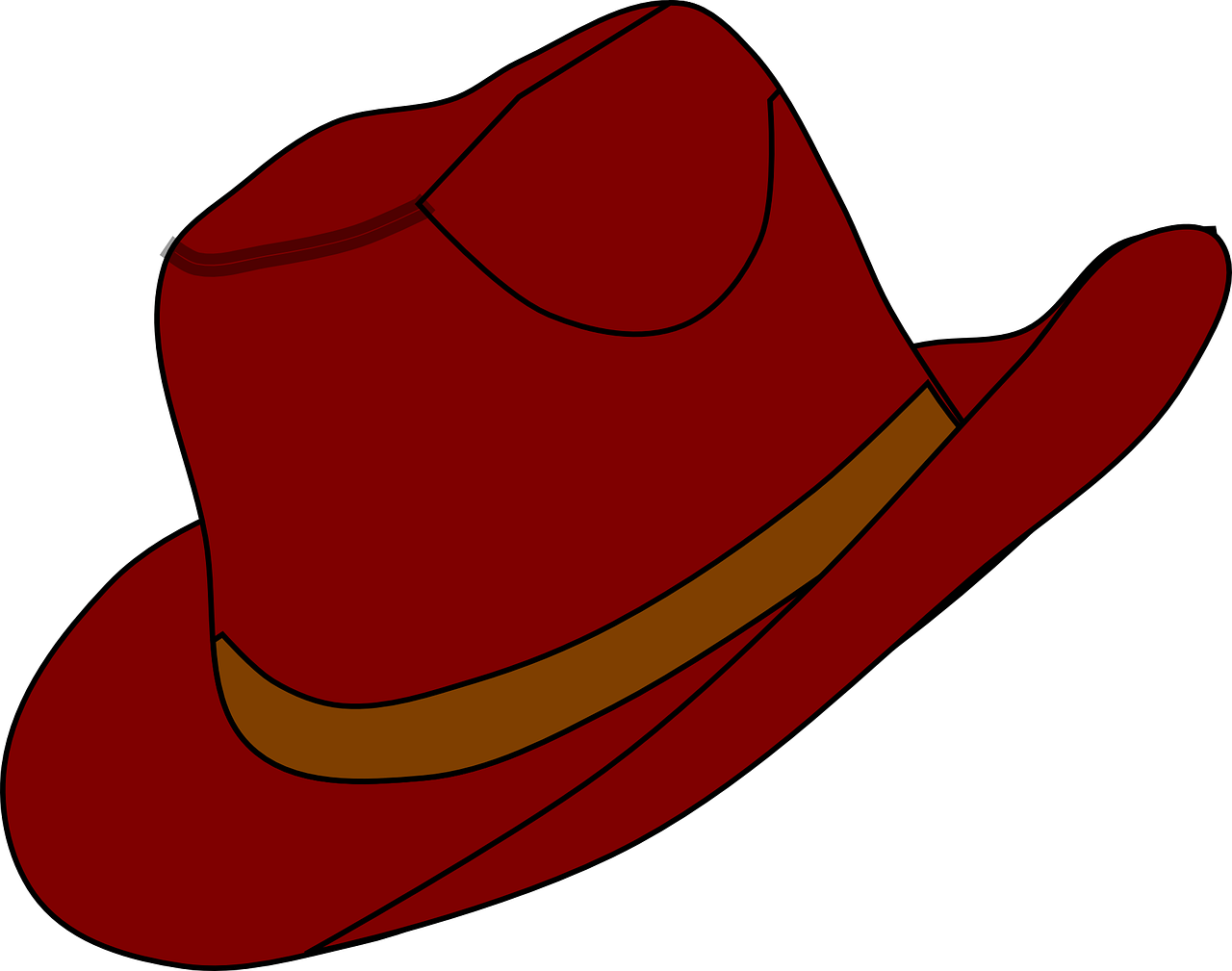 Cartoon Cowboy Hat PNG Isolated Pic