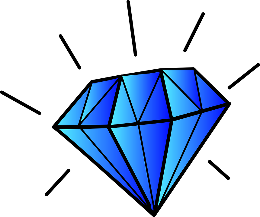 Cartoon Diamond PNG