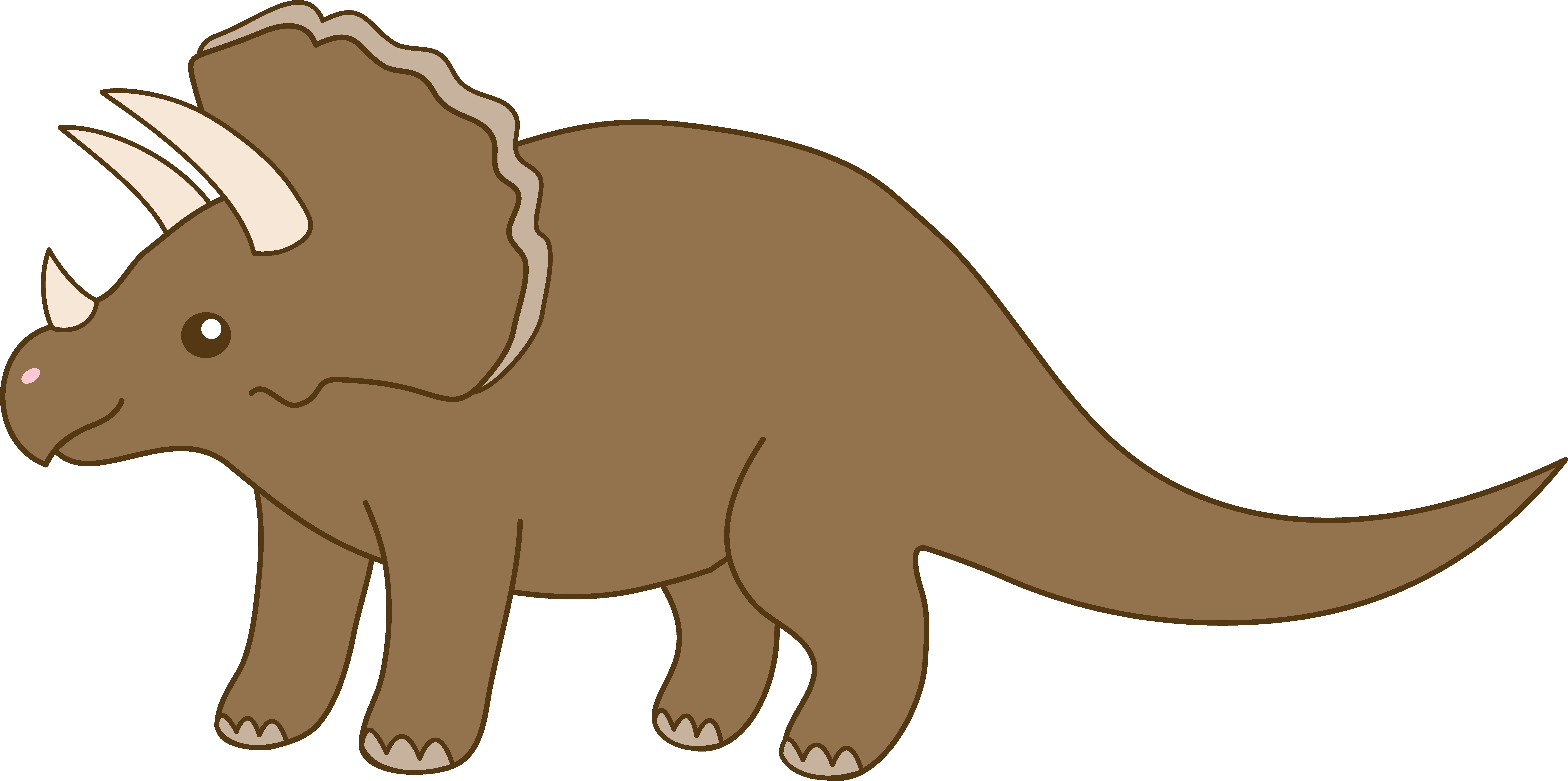 Cartoon Dinosaur PNG Isolated Photo