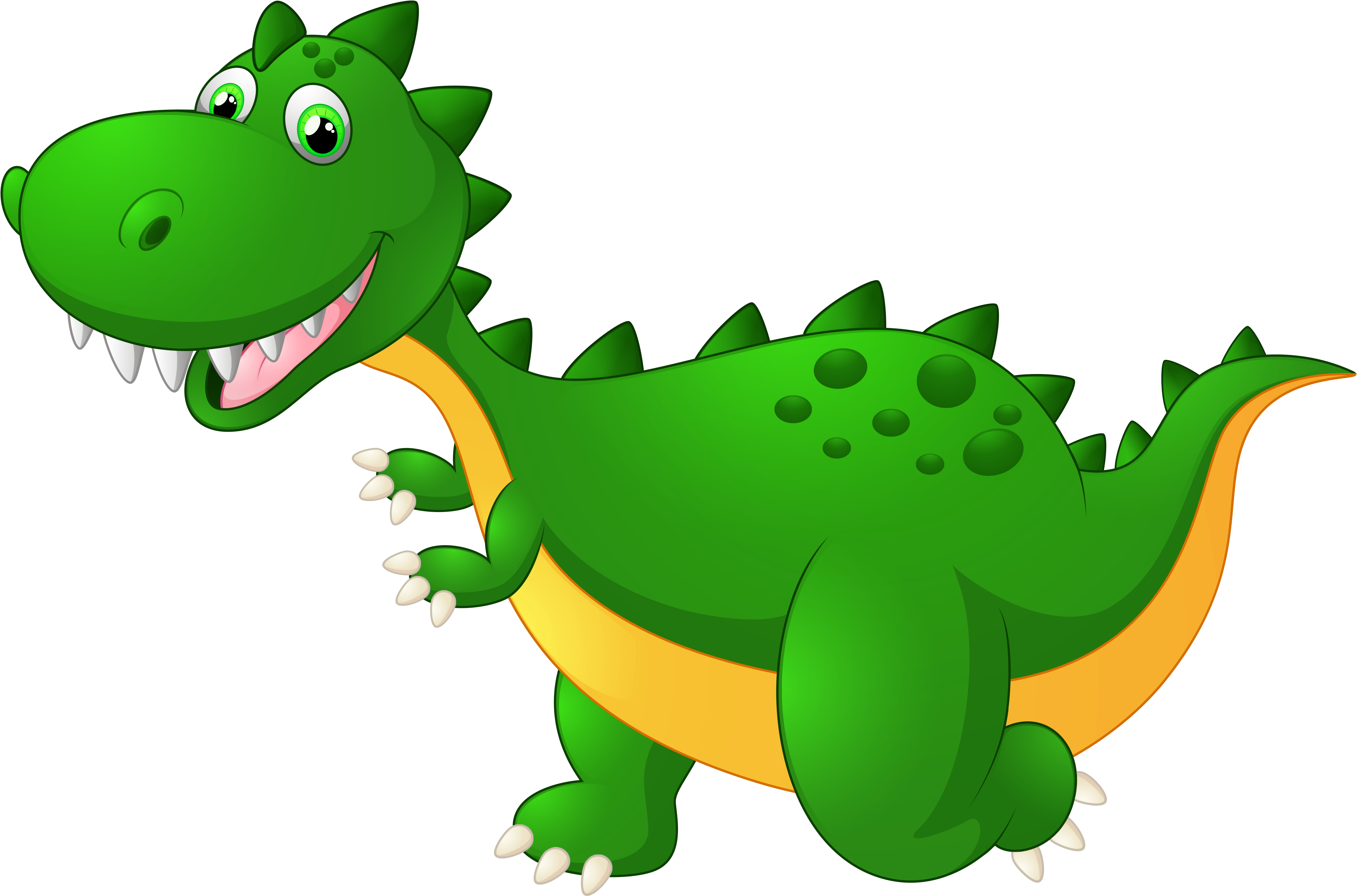 Cartoon Dinosaur PNG Isolated Pic