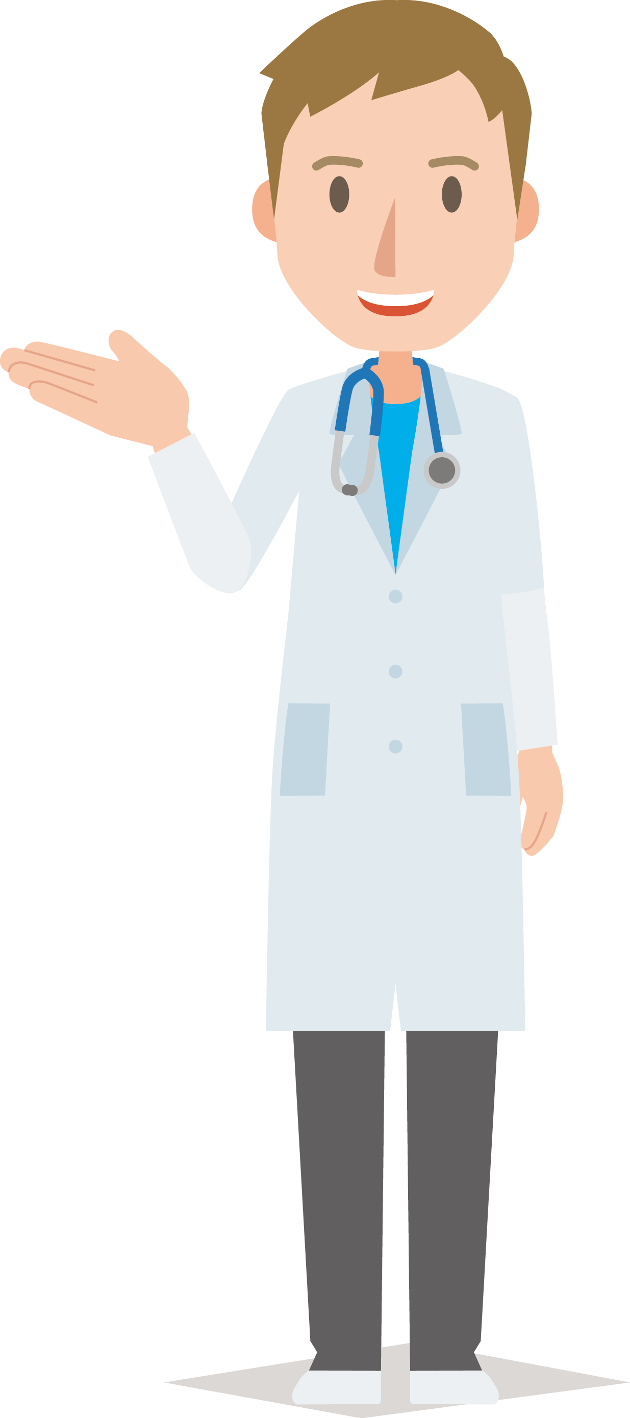 Cartoon Doctor PNG Isolated File
