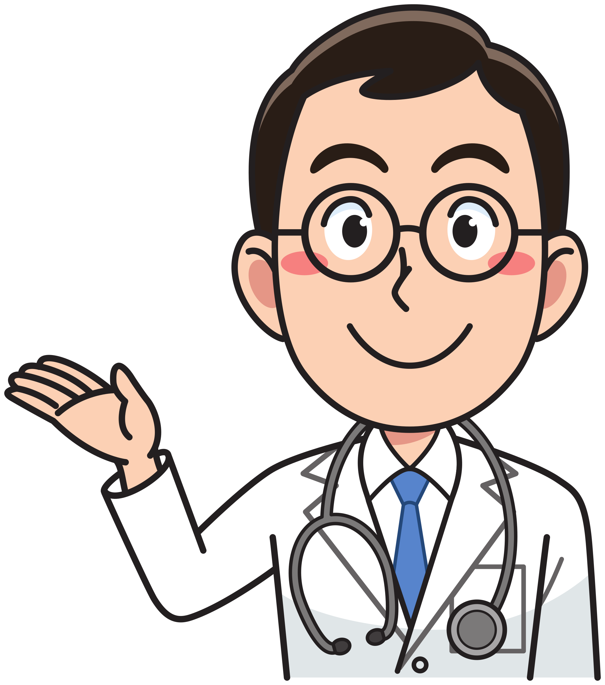 Cartoon Doctor PNG Isolated HD
