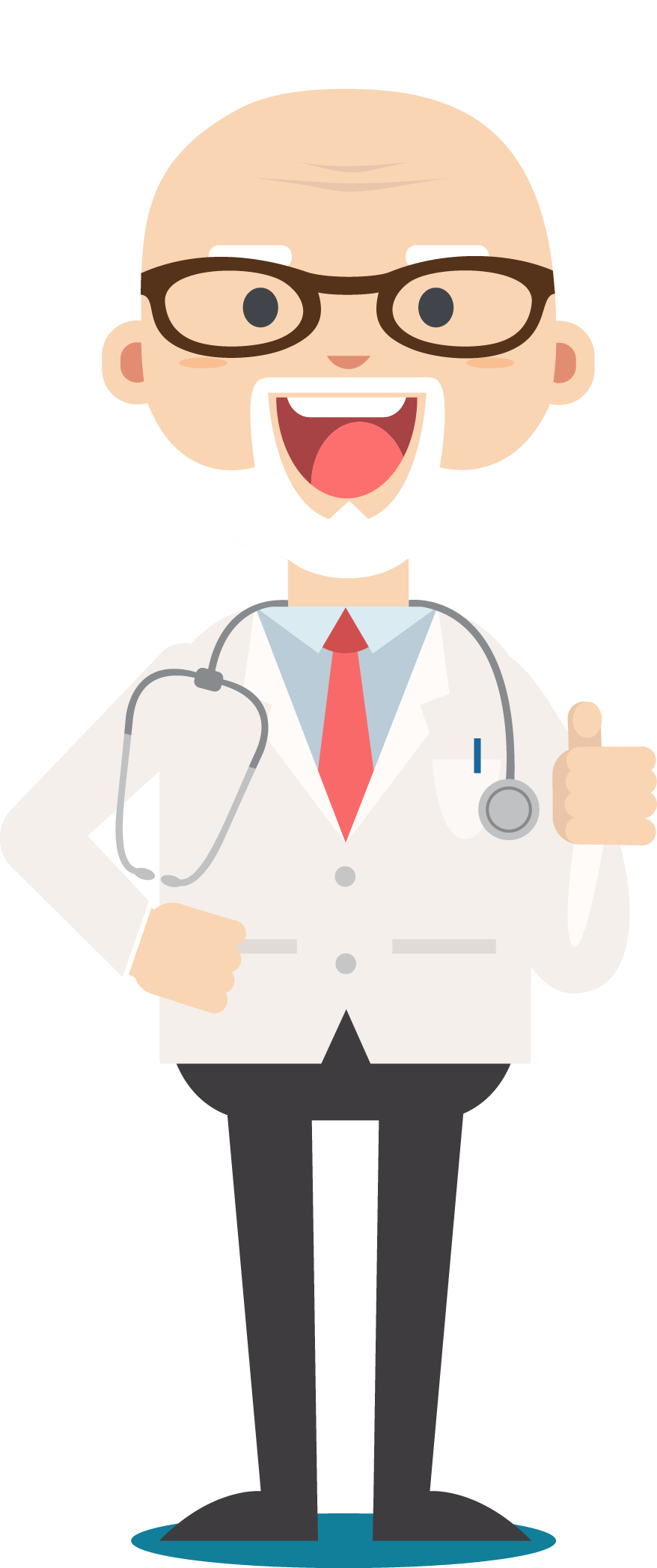 Cartoon Doctor PNG Isolated Photos