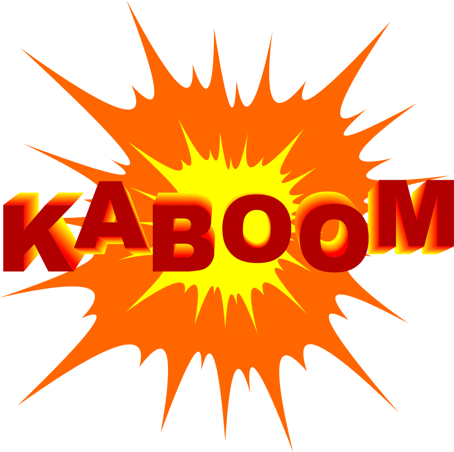 Cartoon Explosion PNG Clipart