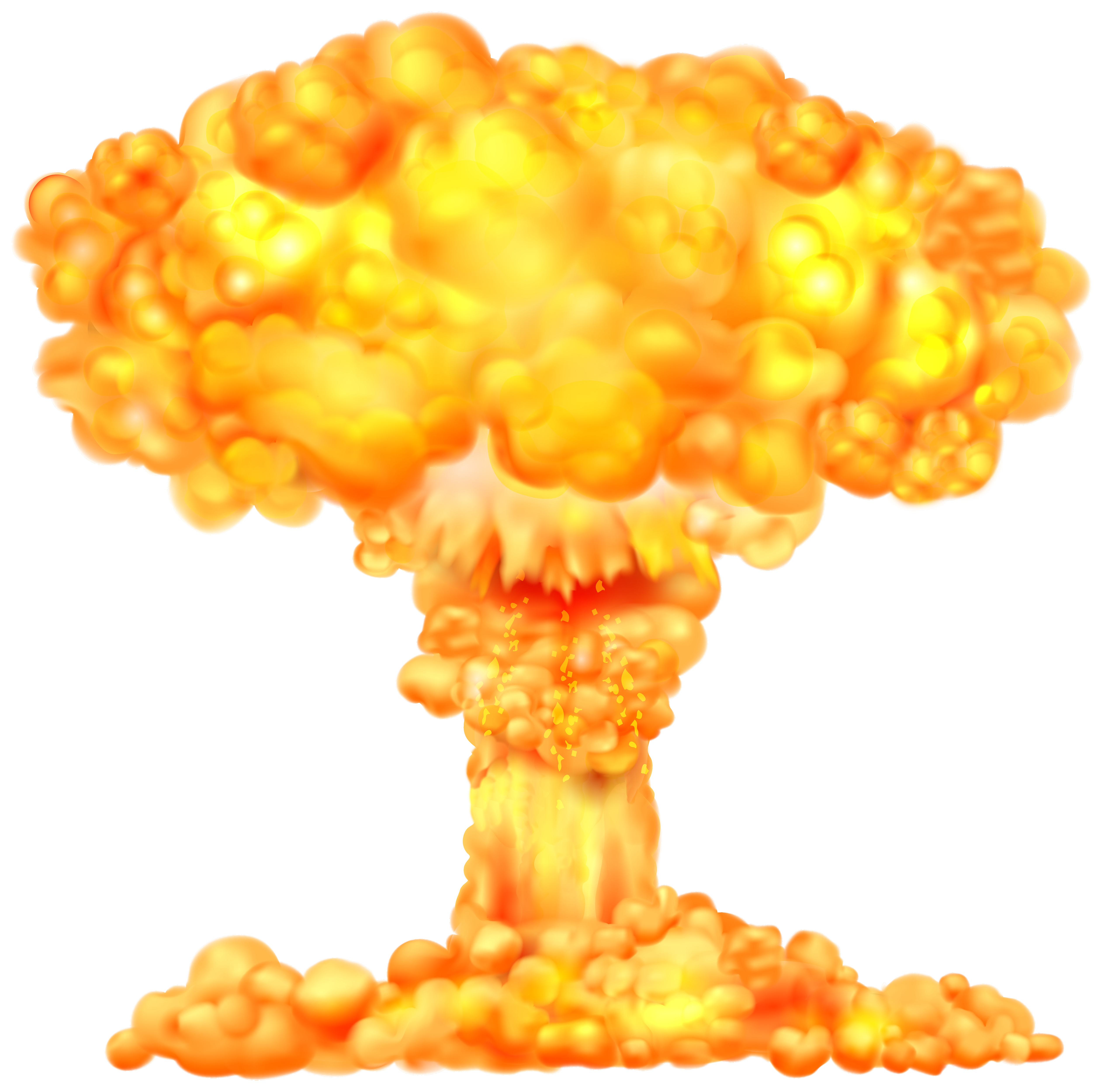 Cartoon Explosion PNG HD Isolated