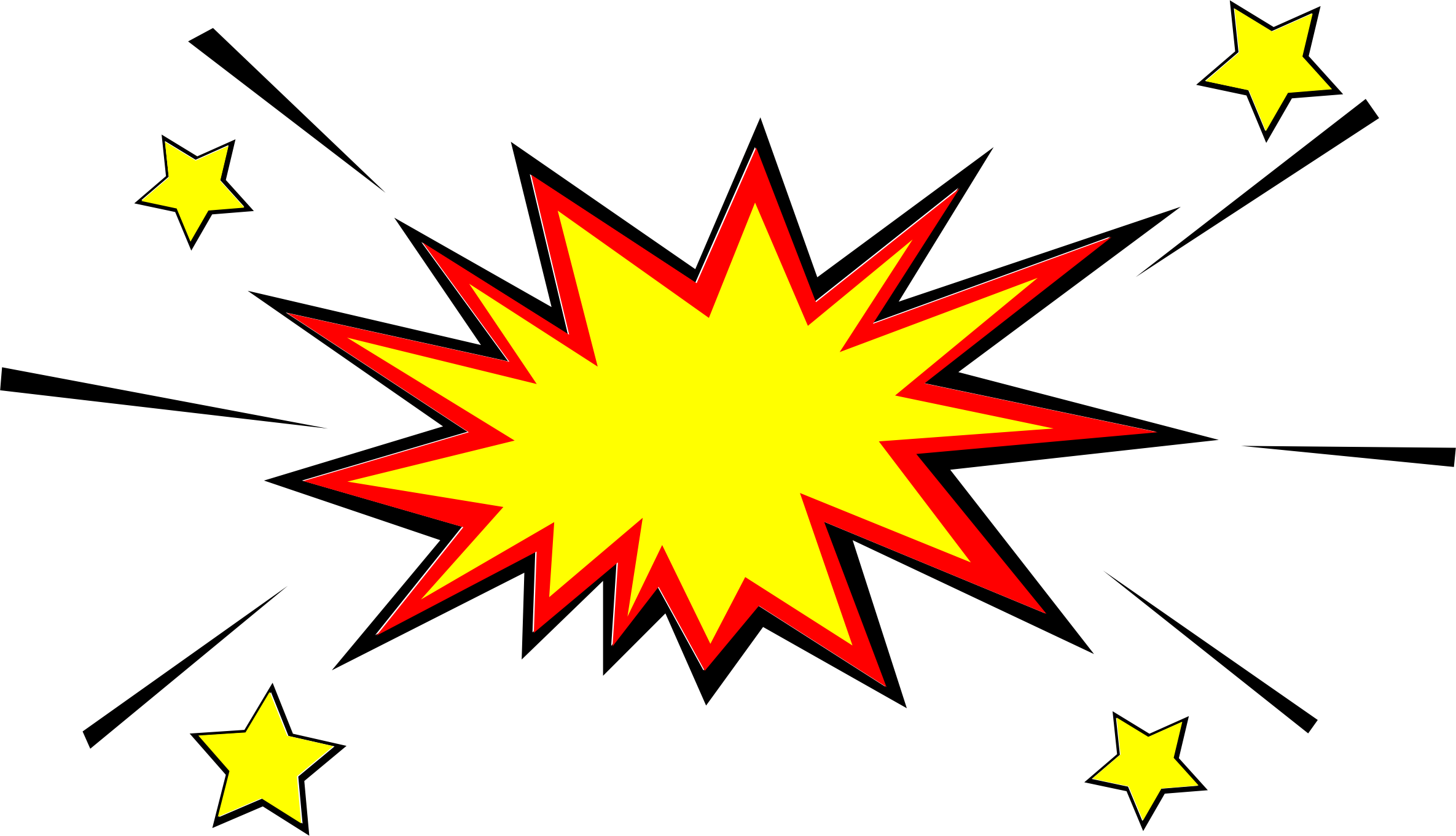 Cartoon Explosion PNG Image