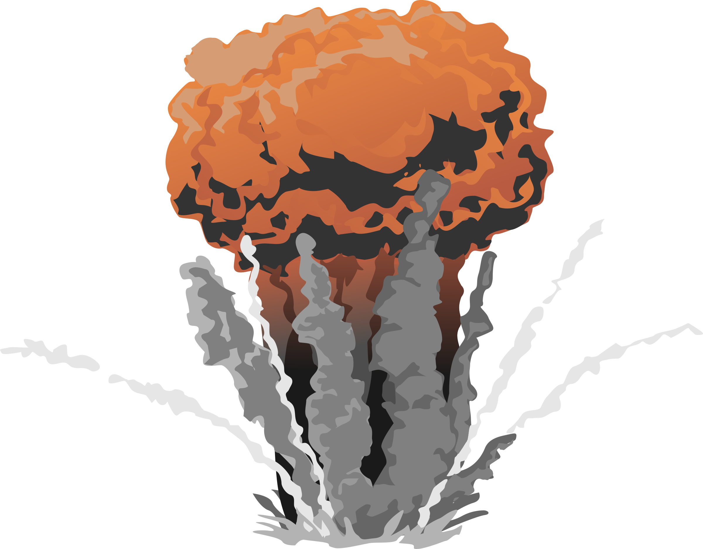 Cartoon Explosion PNG Isolated File
