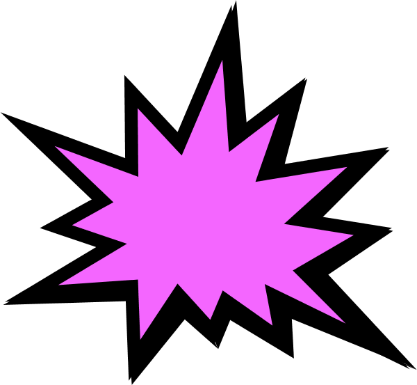 Cartoon Explosion PNG Isolated Image