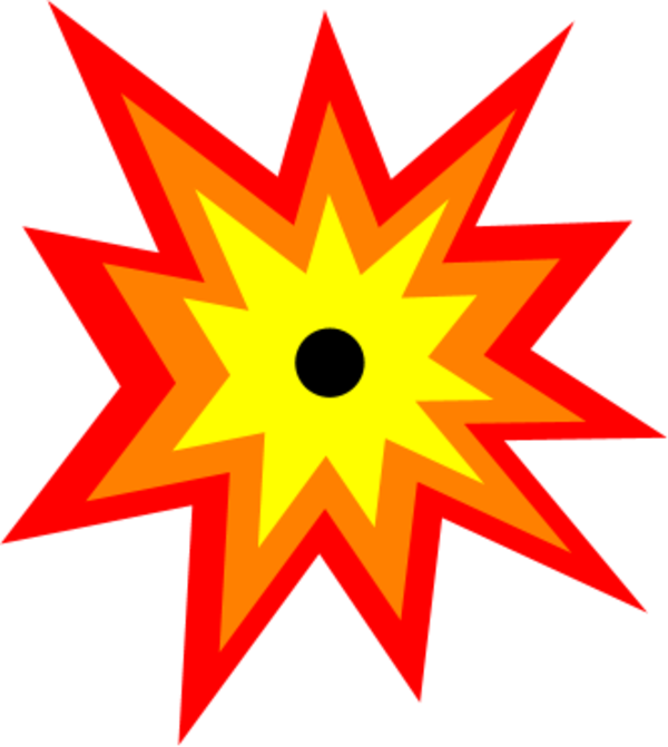 Cartoon Explosion PNG Isolated Pic