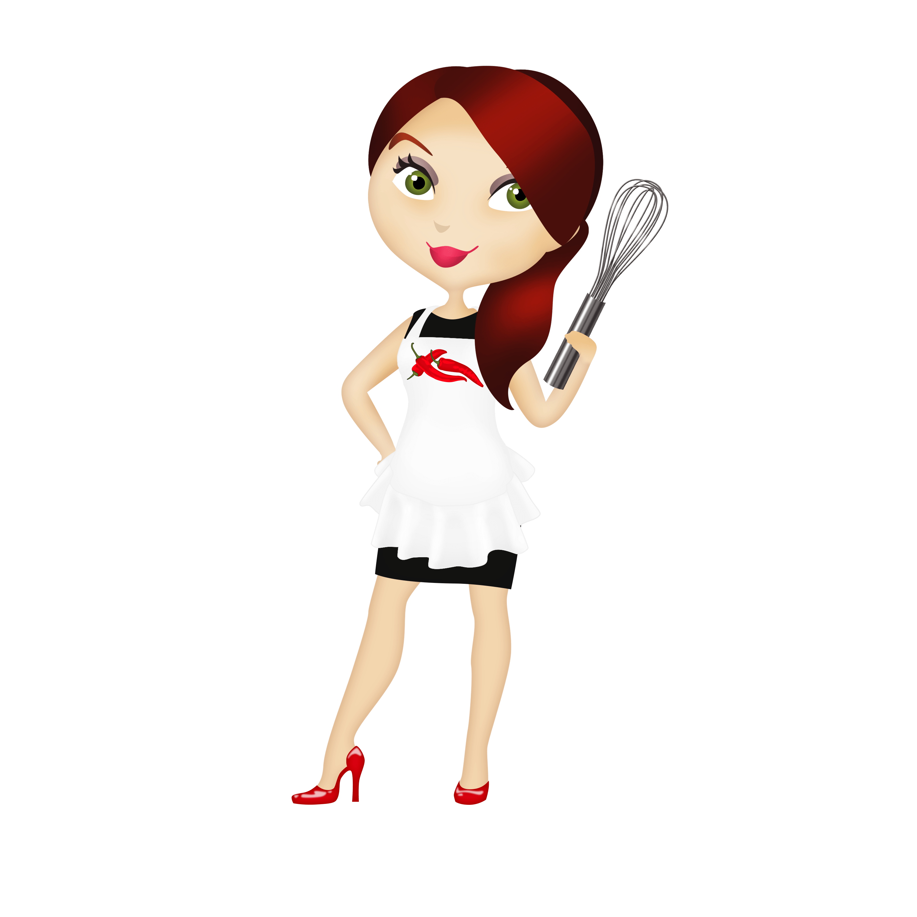 Cartoon Female Chef PNG Clipart