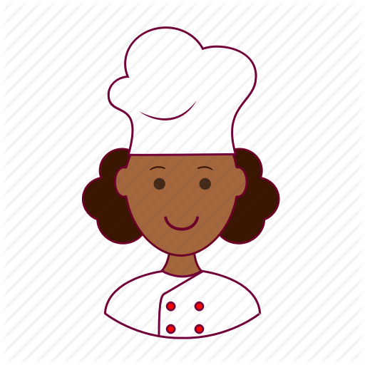 Cartoon Female Chef PNG Isolated Pic