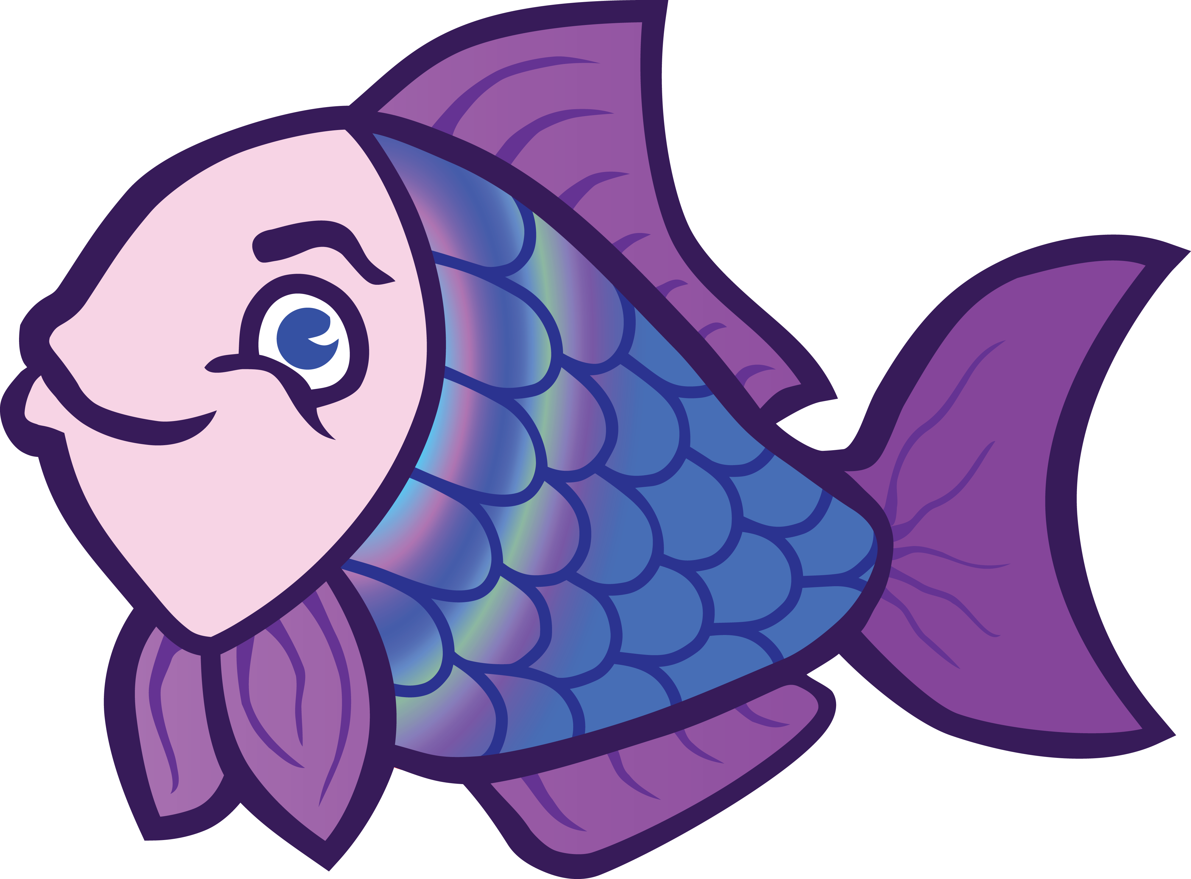 Cartoon Fish PNG HD Isolated