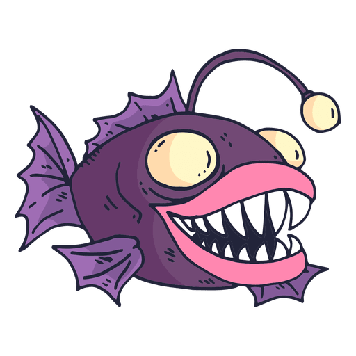 Cartoon Fish PNG Isolated Pic