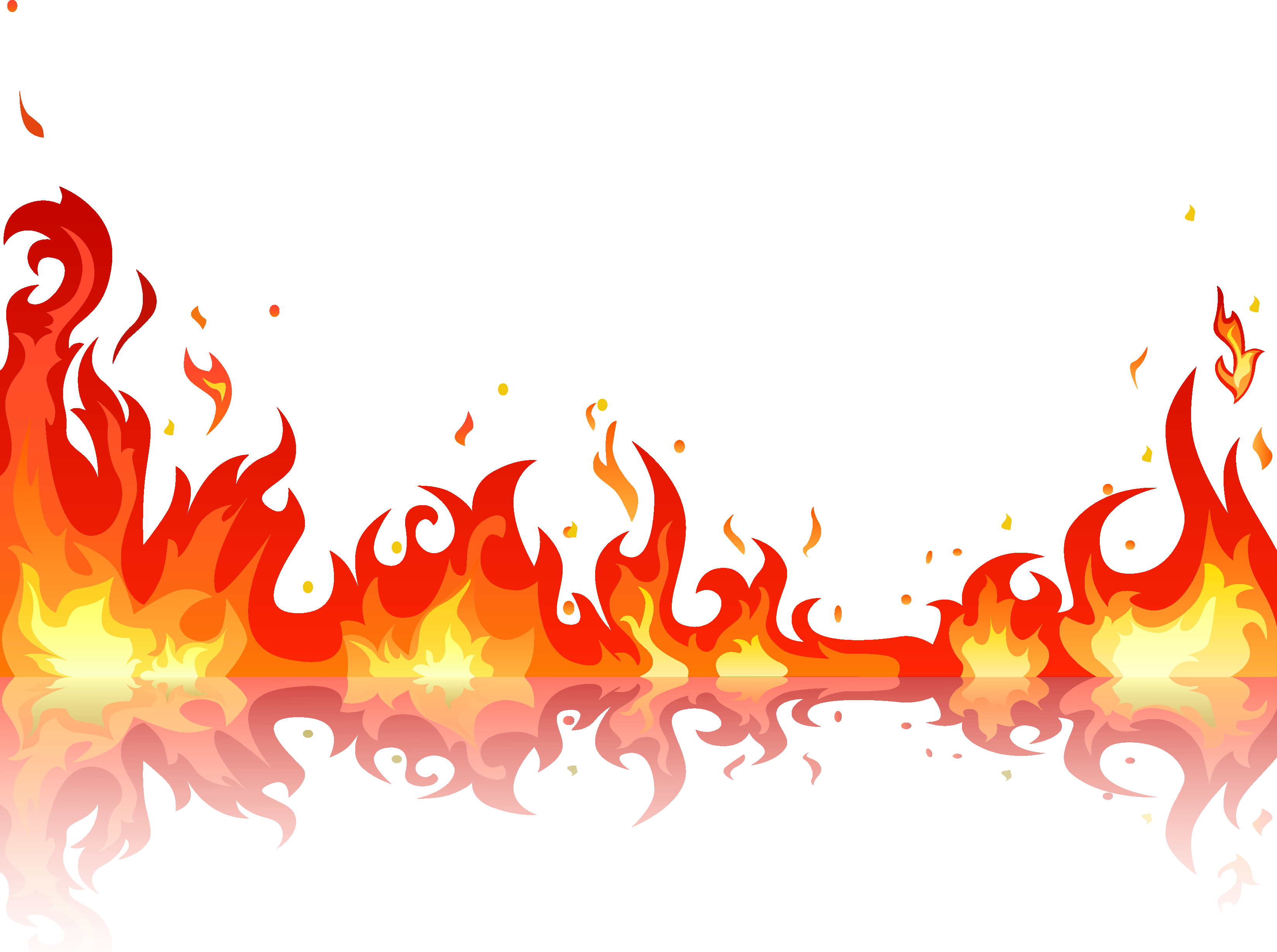 Cartoon Flame PNG Image