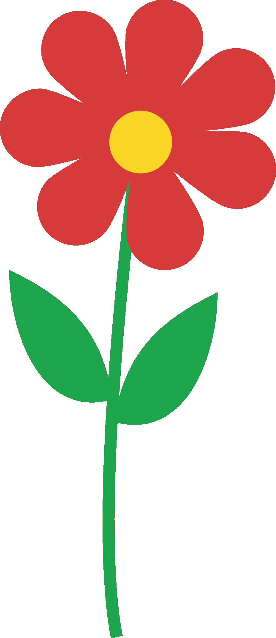 Cartoon Flower PNG HD Isolated