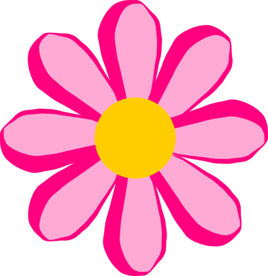 Cartoon Flower PNG Isolated HD